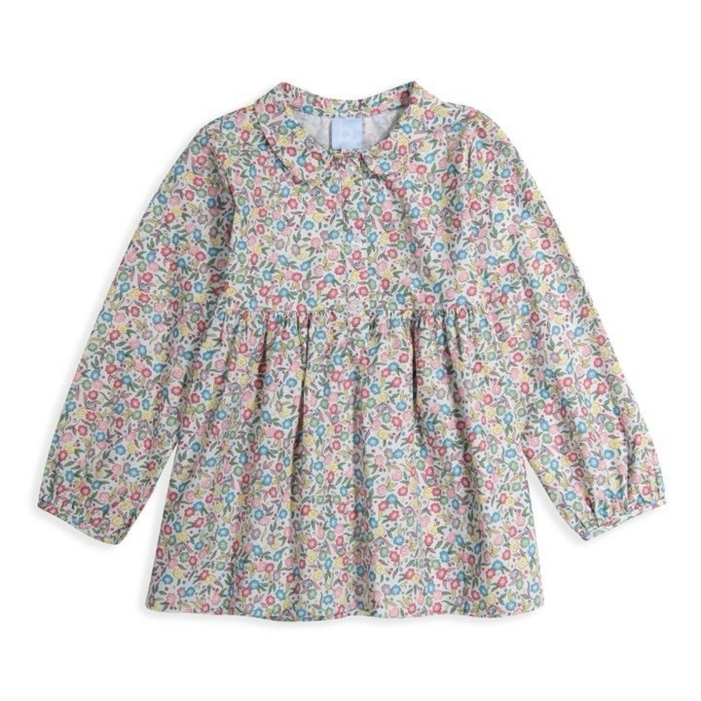NWT Bella Bliss Clay Blouse‎ Veranda Floral Size 8 Long Sleeve Top Flowers New